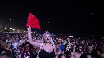 An estimated 1.6 million people attended Madonna's show. During the show, Madonna was also joined on stage by Brazilian singer Anitta. (AFP) An estimated 1.6 million people attended Madonna's show. During the show, Madonna was also joined on stage by Brazilian singer Anitta. (AFP)