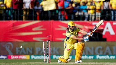 MS Dhoni played as a No.9 in Dharamsala. (AFP) MS Dhoni played as a No.9 in Dharamsala. (AFP)
