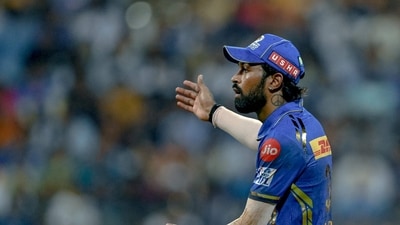 Hardik Pandya cut a rather beleaguered and frustrated figure at the end of MI's loss to KKR in their previous match. (AFP) Hardik Pandya cut a rather beleaguered and frustrated figure at the end of MI's loss to KKR in their previous match. (AFP)