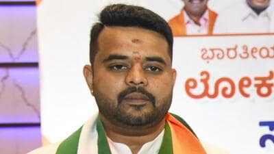 Karnataka home minister Parameshwara on Sunday that a ‘Blue Notice’ has been issued against Prajwal (PTI) Karnataka home minister Parameshwara on Sunday that a ‘Blue Notice’ has been issued against Prajwal (PTI)