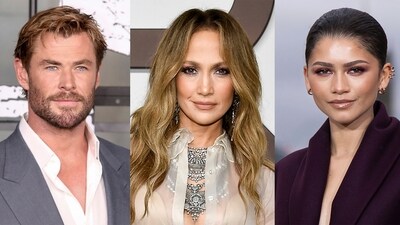This combination of photos shows, from left, Chris Hemsworth, Jennifer Lopez and Zendaya, who will join Anna Wintour as co-chairs of this year's Met Gala. (AP Photo) (AP) This combination of photos shows, from left, Chris Hemsworth, Jennifer Lopez and Zendaya, who will join Anna Wintour as co-chairs of this year's Met Gala. (AP Photo) (AP)
