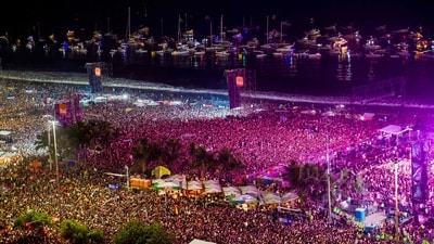 An aerial view shows the crowd before Madonna's free concert at the Copacabana beach in Rio de Janeiro. "Are you ready?" Madonna posted on her Instagram hours before the show began. (AFP) An aerial view shows the crowd before Madonna's free concert at the Copacabana beach in Rio de Janeiro. "Are you ready?" Madonna posted on her Instagram hours before the show began. (AFP)