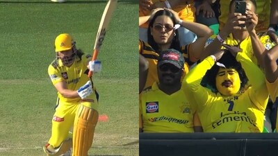 MS Dhoni was dismissed for a golden duck MS Dhoni was dismissed for a golden duck