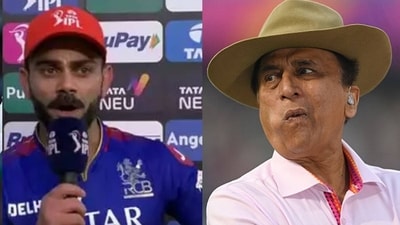 Sunil Gavaskar was not happy with Virat Kohli's comment on his strike rate Sunil Gavaskar was not happy with Virat Kohli's comment on his strike rate