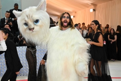 Actor Jared Leto turned up literally like a cat for the MET Gala 2023. (AFP) Actor Jared Leto turned up literally like a cat for the MET Gala 2023. (AFP)