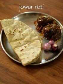 Jowar Bhakri with Thecha recipe (Pinterest) Jowar Bhakri with Thecha recipe (Pinterest)