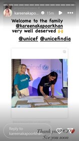 Priyanka shared Kareena's post on her Instagram Stories. Priyanka shared Kareena's post on her Instagram Stories.