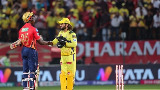 MS Dhoni batted at No.9 position for the first time in T20s. Dhoni also completed 150 catches in the same match.&nbsp;(AFP)