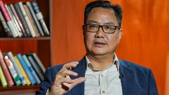 Union Minister and BJP leader Kiren Rijiju (PTI)