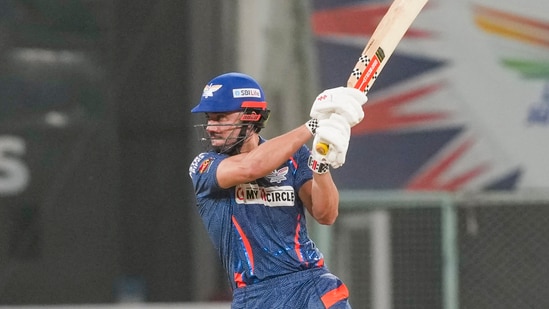 Marcus Stoinis was the standout batter for Lucknow Super Giants as he smashed 36 runs but he failed to convert the start into big score. (PTI)