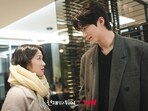 Kim Hye Yoon and Byeon Woo Seok in Lovely Runner Episode 8. Kim Hye Yoon and Byeon Woo Seok in Lovely Runner Episode 8.