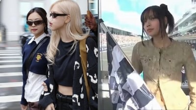 BLACKPINK’s Jennie and Rose are in New York; Lisa is in Miami. BLACKPINK’s Jennie and Rose are in New York; Lisa is in Miami.
