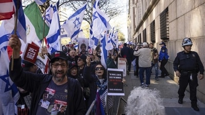 Noting that the past few weeks have been “incredibly difficult” for the community, Columbia said in its announcement that it made the decision after discussions with students. (AP ) Noting that the past few weeks have been “incredibly difficult” for the community, Columbia said in its announcement that it made the decision after discussions with students. (AP )