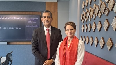 JLL’s project and development services (PDS) footprint in India touched 250 million sq ft in FY2023 and is expected to grow at approximately 15-20% this fiscal, Cynthia Kantor, CEO, Project and Development Services (PDS) and Susheel Koul, CEO, Work Dynamics, Asia Pacific, Singapore, told HT Digital JLL’s project and development services (PDS) footprint in India touched 250 million sq ft in FY2023 and is expected to grow at approximately 15-20% this fiscal, Cynthia Kantor, CEO, Project and Development Services (PDS) and Susheel Koul, CEO, Work Dynamics, Asia Pacific, Singapore, told HT Digital