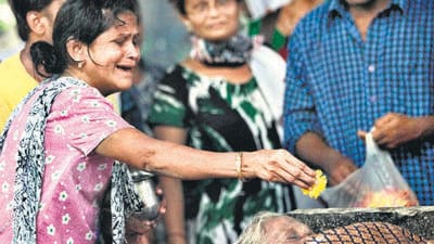 On June 18, 2015, residents of Laxmi Nagar slums in Malvani began falling ill after consuming diluted methanol sold to them as liquor for ₹10 to ₹20. Within a week, 106 people died and around 40 survived with after effects like permanent loss of vision. (Hindustan Times) On June 18, 2015, residents of Laxmi Nagar slums in Malvani began falling ill after consuming diluted methanol sold to them as liquor for ₹10 to ₹20. Within a week, 106 people died and around 40 survived with after effects like permanent loss of vision. (Hindustan Times)