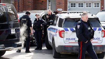 Ottawa Police Service officers outside a house in the Ottawa suburb of Barrhaven, Ontario, Canada, on March 7. (REUTERS) Ottawa Police Service officers outside a house in the Ottawa suburb of Barrhaven, Ontario, Canada, on March 7. (REUTERS)