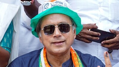 Congress candidate Shashi Tharoor (PTI) Congress candidate Shashi Tharoor (PTI)