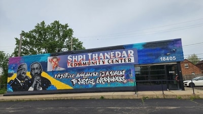 Speaking to Detroit Free Press, Indian-American Congressman Shri Thanedar supplied images of the vandalism. (X@DcWalaDesi) Speaking to Detroit Free Press, Indian-American Congressman Shri Thanedar supplied images of the vandalism. (X@DcWalaDesi)