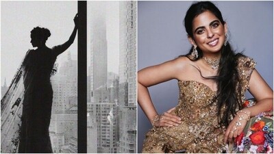 Met Gala 2024: Alia Bhatt and Isha Ambani reveal their glamorous looks for the Met Gala. The two divas wore sarees. (Instagram) Met Gala 2024: Alia Bhatt and Isha Ambani reveal their glamorous looks for the Met Gala. The two divas wore sarees. (Instagram)