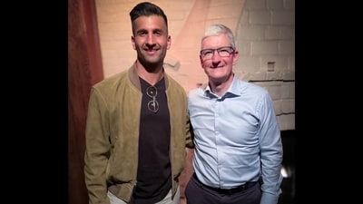Sahil Bloom (left) with Apple CEO Tim Cook (right). (X/@sahilbloom) Sahil Bloom (left) with Apple CEO Tim Cook (right). (X/@sahilbloom)