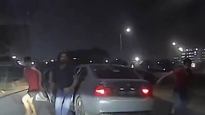 Dash cam video shows family being chased by men in Greater Noida (CarsIndia) Dash cam video shows family being chased by men in Greater Noida (CarsIndia)