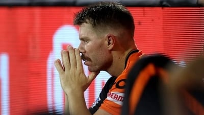 David Warner left Sunrisers Hyderabad after IPL 2021. (IPL/Twitter) David Warner left Sunrisers Hyderabad after IPL 2021. (IPL/Twitter)