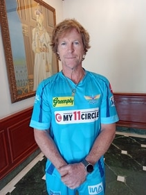 LSG fielding coach Jonty Rhodes in Lucknow (Deep Saxena/HT)