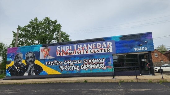 Speaking to Detroit Free Press, Indian-American Congressman Shri Thanedar supplied images of the vandalism. (X@DcWalaDesi)