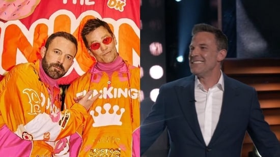 Ben Affleck and Tom Brady previously shared the screen for the Super Bowl Dunkin Donuts commercial. (X/Twitter)