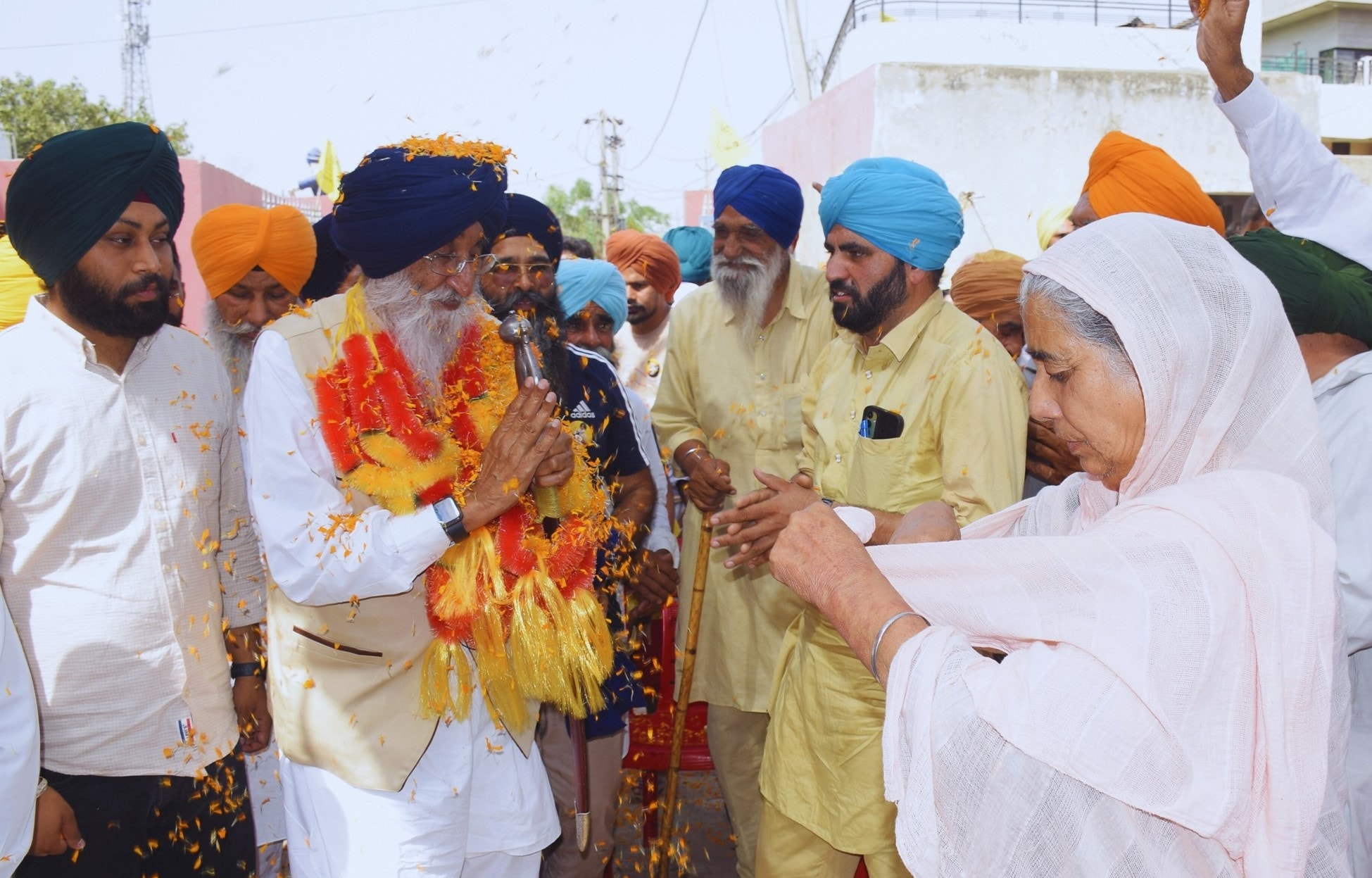 Shiromani Akali Dal (Amritsar) president Simranjit Singh Mann, 78, has been harping on Panthic issues while seeking to get re-elected to Parliament from Sangrur on June 1. (HT) Shiromani Akali Dal (Amritsar) president Simranjit Singh Mann, 78, has been harping on Panthic issues while seeking to get re-elected to Parliament from Sangrur on June 1. (HT)
