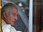 FILE - Britain's King Charles III makes his way to Westminster Abbey prior to his coronation ceremony in London Saturday, May 6, 2023. King Charles III’s decision to be open about his cancer diagnosis has helped the new monarch connect with the people of Britain and strengthened the monarchy in the year since his dazzling coronation at Westminster Abbey. (AP Photo/Alessandra Tarantino, File) FILE - Britain's King Charles III makes his way to Westminster Abbey prior to his coronation ceremony in London Saturday, May 6, 2023. King Charles III’s decision to be open about his cancer diagnosis has helped the new monarch connect with the people of Britain and strengthened the monarchy in the year since his dazzling coronation at Westminster Abbey. (AP Photo/Alessandra Tarantino, File)