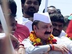 Kishori Lal Sharma is Congress candidate from Amethi seat. (ANI photo) Kishori Lal Sharma is Congress candidate from Amethi seat. (ANI photo)