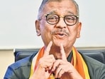 Mumbai, India - May 6, 2024:Ujjwal Nikam, BJP candidate for Lok Sabha Election 2024 at HT Office, in Mumbai, India, on Monday, May 6, 2024. (Photo by Anshuman Poyrekar/ Hindustan Times) (Hindustan Times) Mumbai, India - May 6, 2024:Ujjwal Nikam, BJP candidate for Lok Sabha Election 2024 at HT Office, in Mumbai, India, on Monday, May 6, 2024. (Photo by Anshuman Poyrekar/ Hindustan Times) (Hindustan Times)