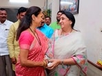 Sunetra Pawar of the Nationalist Congress Party (NCP) and Supriya Sule of the Sharad Pawar faction. (HT PHOTO) Sunetra Pawar of the Nationalist Congress Party (NCP) and Supriya Sule of the Sharad Pawar faction. (HT PHOTO)