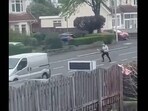 UK man runs after police with chainsaw, scary video goes viral UK man runs after police with chainsaw, scary video goes viral