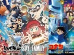 Posters in picture: Haikyuu The Movie: Battle at the Garbage Dump, Spy X Family Code: White and Detective Conan: The Million-dollar Pentagram.