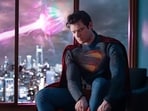 David Corenswet in his new Superman costume. 