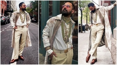 Sabyasachi Mukherjee, the trailblazing Indian designer, made history as the first of his kind to grace the Met Gala red carpet. (Instagram) Sabyasachi Mukherjee, the trailblazing Indian designer, made history as the first of his kind to grace the Met Gala red carpet. (Instagram)