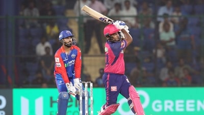 Sanju Samson played a quick-fire 86-run knock for Rajasthan Royals (ANI) Sanju Samson played a quick-fire 86-run knock for Rajasthan Royals (ANI)