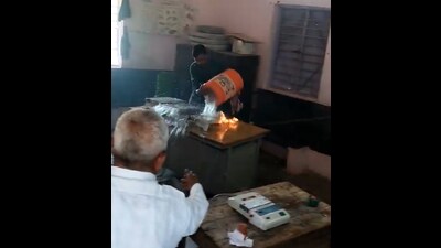 According to the police, the youth is reported to have been frustrated over the Maratha reservation issue and have launched a probe. (HT PHOTO)