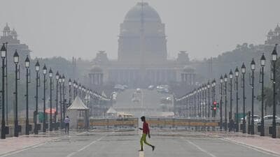 At Kartavya Path in New Delhi on Tuesday. (Sanchit Khanna/HT Photo)