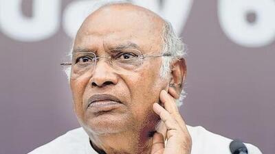 Congress president Mallikarjun Kharge. (PTI File Photo) Congress president Mallikarjun Kharge. (PTI File Photo)