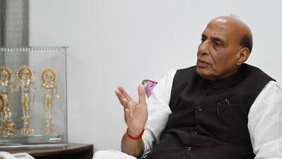 Defence minister and Lucknow MP Rajnath Singh says the lower turnout is not against the BJP. (Deepak Gupta/Hindustan Times) Defence minister and Lucknow MP Rajnath Singh says the lower turnout is not against the BJP. (Deepak Gupta/Hindustan Times)