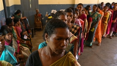 The Chikkodi Lok Sabha seat saw the highest voting, at around 59.65 per cent, while, Gulbarga recorded the lowest turnout, at 47.67 per cent. (AFP/Representational) The Chikkodi Lok Sabha seat saw the highest voting, at around 59.65 per cent, while, Gulbarga recorded the lowest turnout, at 47.67 per cent. (AFP/Representational)