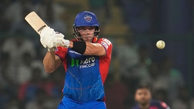 Tristan Stubbs' cameo guided Delhi Capitals to 221/8 in 20 overs (AP) Tristan Stubbs' cameo guided Delhi Capitals to 221/8 in 20 overs (AP)
