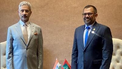 Maldivian foreign minister Moosa Zameer will meet his Indian counterpart S Jaishankar for discussions on “bilateral and regional issues of mutual interest” (X.MoosaZameer) Maldivian foreign minister Moosa Zameer will meet his Indian counterpart S Jaishankar for discussions on “bilateral and regional issues of mutual interest” (X.MoosaZameer)