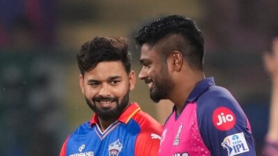 RR skipper Sanju Samson won the toss and Rajasthan opted to bowl (PTI) RR skipper Sanju Samson won the toss and Rajasthan opted to bowl (PTI)