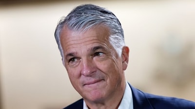 Sergio Ermotti, chief executive officer of UBS Group AG, during a Bloomberg Television interview in Zurich, Switzerland. (Bloomberg)