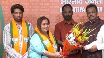 Actor Shekhar Suman, ex-Congress leader Radhika Khera join BJP. (PTI) Actor Shekhar Suman, ex-Congress leader Radhika Khera join BJP. (PTI)