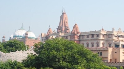 The Krishna Janmabhoomi -Shahi Idgah complex in Mathura (HT File Photo)